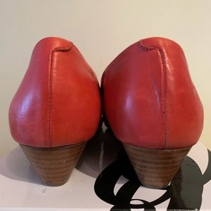 Talbots peep toe flats